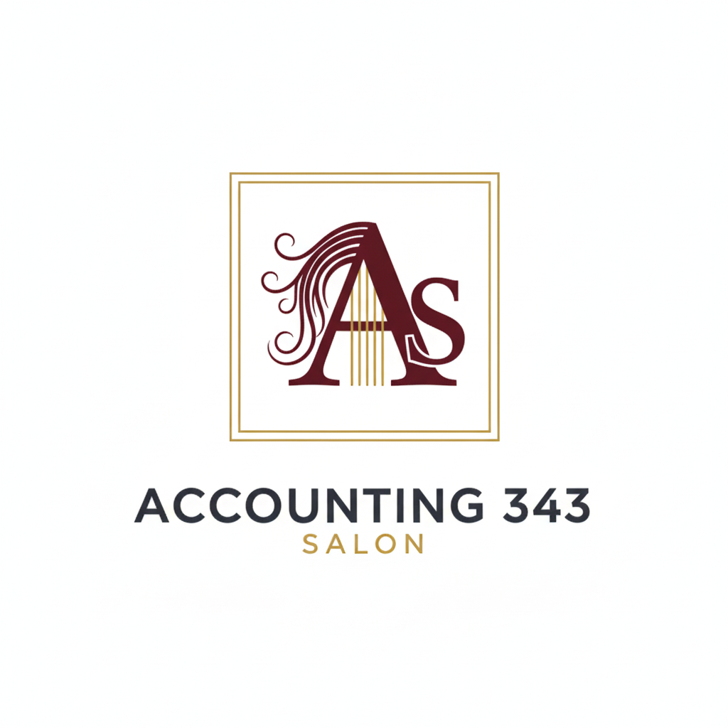 Accounting 343 Salon Logo